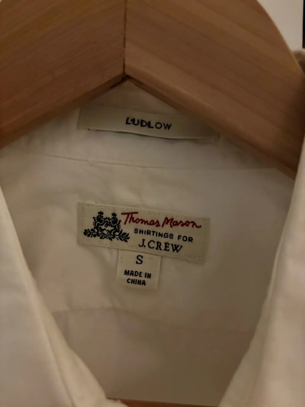 J. Crew Thomas Mason White Tuxedo Dress Shirt - Picture 4 of 4